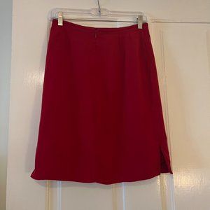 Vintage Red Mini Pencil Skirt